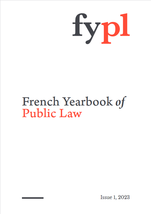 Le premier numéro du French Yearbook of public law