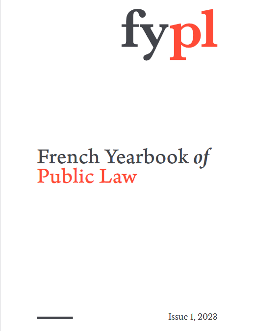 First issue of the new review “French Yearbook of Public Law”